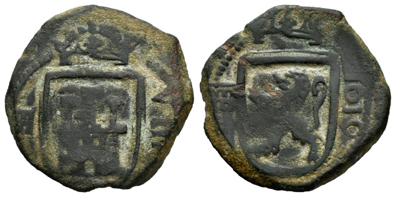 Philip III (1598-1621). 8 maravedis. 1619. Segovia. (Cal-312). (Jarabo-Sanahuja-...