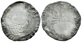 Philip III (1598-1621). 2 reales. Mexico. (Cal-tipo 125). Ag. 6,47 g. Almost F. Est...20,00. 

Spanish description: Felipe III (1598-1621). 2 reales...