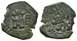 Philip IV (1621-1665). 4 maravedis. 1622. Cuenca. (Cal-205). (Jarabo-Sanahuja-F42). Ae. 3,00 g. Choice VF. Est...25,00. 

Spanish description: Felip...