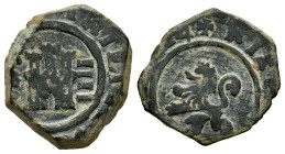 Philip IV (1621-1665). 4 maravedis. 1624. Granada. (Cal-217). (Jarabo-Sanahuja-F73). Ae. 3,80 g. Choice VF. Est...30,00. 

Spanish description: Feli...