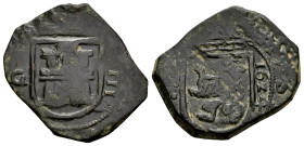 Philip IV (1621-1665). 8 maravedis. 1624. Granada. (Cal-336). (Jarabo-Sanahuja-F64). Ae. 5,28 g. VF. Est...25,00. 

Spanish description: Felipe IV (...