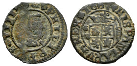Philip IV (1621-1665). 8 maravedis. 1661. Granada. N. (Cal-340). (Jarabo-Sanahuja-M241). Ae. 2,27 g. Scarce. F/Choice F. Est...18,00. 

Spanish desc...