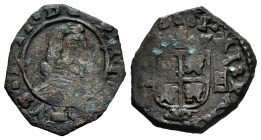 Philip IV (1621-1665). 8 maravedis. 1661. Madrid. A. (Cal-352). (Jarabo-Sanahuja-M285). Ae. 1,84 g. Hammer strike. Scarce. Choice F. Est...30,00. 

...