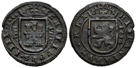 Philip IV (1621-1665). 8 maravedis. 1624. Segovia. (Cal-389). (Jarabo-Sanahuja-F273). Ae. 6,05 g. VF/Choice VF. Est...40,00. 

Spanish description: ...