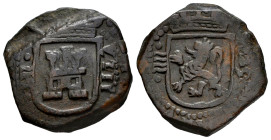 Philip IV (1621-1665). 8 maravedis. 1625. Valladolid. (Cal-434). (Jarabo-Sanahuja-F337). Ae. 7,80 g. VF. Est...20,00. 

Spanish description: Felipe ...