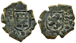 Charles II (1665-1700). 2 maravedis. 1696. Coruña. (Cal-59). (Jarabo-Sanahuja-N21). Ae. 6,09 g. VF. Est...30,00. 

Spanish description: Carlos II (1...