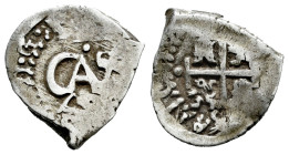 Charles II (1665-1700). 1/2 real. Potosí. (Cal-tipo 37). Ag. 2,20 g. Date not visible. VF. Est...40,00. 

Spanish description: Carlos II (1665-1700)...