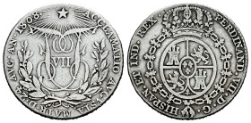 Ferdinand VII (1808-1833). "Proclamation" medal. 1808. Madrid. (H-2). (Vives-200). Ag. 5,73 g. 25 mm. Almost VF. Est...25,00. 

Spanish description:...