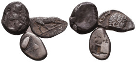 Lot of Greek Coins, Ca. 350-300 BC. AR. 

Condition: Very Fine 

 Weight: 10.4 gr Diameter: