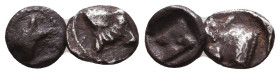 Lot of Greek Obols, Ca. 350-300 BC. AR. Reference: 

Condition: Very Fine 

 Weight: 0.8 gr Diameter: lot