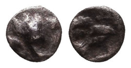 Greek Obol, Ca. 350-300 BC. AR. Reference: 

Condition: Very Fine 

 Weight: 0.2 gr Diameter: 5.5 mm