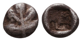 Greek Obol, Ca. 350-300 BC. AR. Reference: 

Condition: Very Fine 

 Weight: 0.5 gr Diameter: 7.2 mm