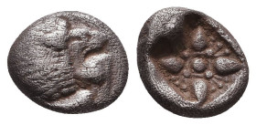 Greek Obols, Ca. 350-300 BC. AR. Reference: 

Condition: Very Fine 

 Weight: 1.1 gr Diameter: 9.6 mm