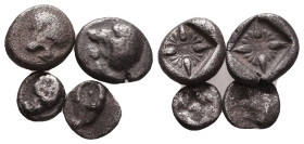 Lot of Greek Obols, Ca. 350-300 BC. AR. Reference: 

Condition: Very Fine 

 Weight: 2.6 gr Diameter: lot