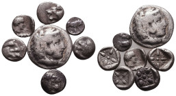 Lot of Greek Obols, Ca. 350-300 BC. AR. Reference: 

Condition: Very Fine 

 Weight: 8.8 gr Diameter: lot