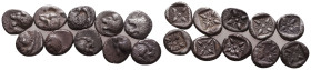 Lot of Greek Obols, Ca. 350-300 BC. AR. Reference: 

Condition: Very Fine 

 Weight: 10.8 gr Diameter: lot