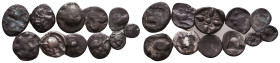 Lot of Greek Obols, Ca. 350-300 BC. AR. Reference: 

Condition: Very Fine 

 Weight: 5.6 gr Diameter: lot