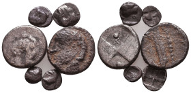 Lot of Greek Obols, Ca. 350-300 BC. AR. Reference: 

Condition: Very Fine 

 Weight: 6.2 gr Diameter: lot