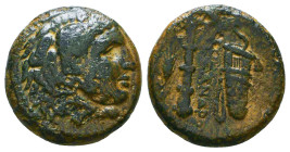 Greek Coins. 4th - 3rd century B.C. AE Reference: 

Condition: Very Fine

 Weight: 4.9 gr Diameter: 16.9 mm