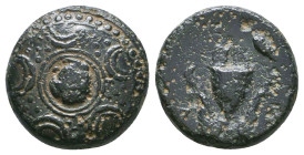 Greek Coins. 4th - 3rd century B.C. AE Reference: 

Condition: Very Fine

 Weight: 4 gr Diameter: 14.7 mm