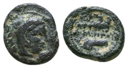 Greek Coins. 4th - 3rd century B.C. AE Reference: 

Condition: Very Fine

 Weight: 1.5 gr Diameter: 11.8 mm