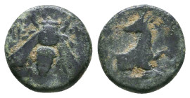 Greek Coins. 4th - 3rd century B.C. AE Reference: 

Condition: Very Fine

 Weight: 1.4 gr Diameter: 11.3 mm
