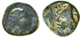 Greek Coins. 4th - 3rd century B.C. AE Reference: 

Condition: Very Fine

 Weight: 1.5 gr Diameter: 11.5 mm