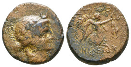 Greek Coins. 4th - 3rd century B.C. AE Reference: 

Condition: Very Fine

 Weight: 7 gr Diameter: 20 mm