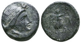 Greek Coins. 4th - 3rd century B.C. AE Reference: 

Condition: Very Fine

 Weight: 5.6 gr Diameter: 19 mm