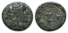Greek Coins. 4th - 3rd century B.C. AE Reference: 

Condition: Very Fine

 Weight: 1.3 gr Diameter: 10.9 mm