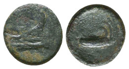 Greek Coins. 4th - 3rd century B.C. AE Reference: 

Condition: Very Fine

 Weight: 1.1 gr Diameter: 10.8 mm