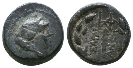 Greek Coins. 4th - 3rd century B.C. AE Reference: 

Condition: Very Fine

 Weight: 4.2 gr Diameter: 14.4 mm