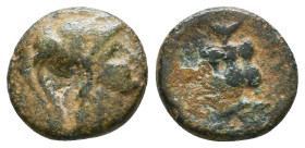 Greek Coins. 4th - 3rd century B.C. AE Reference: 

Condition: Very Fine

 Weight: 1.6 gr Diameter: 12.2 mm