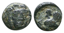 Greek Coins. 4th - 3rd century B.C. AE Reference: 

Condition: Very Fine

 Weight: 0.9 gr Diameter: 8.8 mm