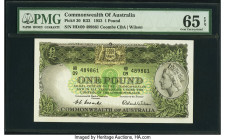 Australia Commonwealth Bank of Australia 1 Pound ND (1953-60) Pick 30 R33 PMG Gem Uncirculated 65 EPQ. 

HID09801242017

© 2022 Heritage Auctions | Al...