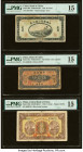 China Bank of China 20 Cents; 5 Fen; 1 Dollar 1.12.1914; ND (1918); 1926 Pick 36b; 46A; 185b Three Examples PMG Choice Fine 15 (3). 

HID09801242017

...