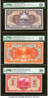 China Bank of China 5; 10 Dollars; 10 Yuan 10.1930 (2); 1941 Pick 68; 69; 158 Three Examples PMG Choice Extremely Fine 45 (2); Choice About Unc 58. 

...