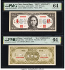 China Central Bank of China 500 Yuan 1945 Pick 283s1; 283as2 Front and Back Specimen PMG Choice Uncirculated 64 (2). 

HID09801242017

© 2022 Heritage...