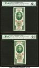 China Central Bank of China 20 Cents 1930 Pick 324b Two Consecutive Examples PMG Choice Uncirculated 64 EPQ (2). 

HID09801242017

© 2022 Heritage Auc...