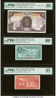 China Farmers Bank of China 10; 1 Yuan; 20 Cents 1935; 1937; 1940 Pick 459a; 462; 463 Three Examples PMG Choice About Unc 58 EPQ; Gem Uncirculated 66 ...