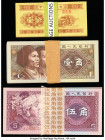China People's Bank of China 1 Fen 1953 Pick 860 Fifty-Five Consecutive Examples Crisp Uncirculated (Majority); China People's Bank of China 1 Jiao 19...