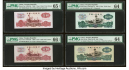 China People's Bank of China Group Lot of 4 Examples PMG Gem Uncirculated 66 EPQ; Gem Uncirculated 65 EPQ; Choice Uncirculated 64 (2). 

HID0980124201...