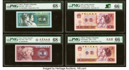 China People's Bank of China Group Lot of 10 Examples PMG Superb Gem Unc 68 EPQ (3); Superb Gem Unc 67 EPQ (3); Gem Uncirculated 66 EPQ (4). 

HID0980...