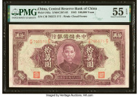 China Central Reserve Bank of China 100,000 Yuan 1945 Pick J43a S/M#C297-95 PMG About Uncirculated 55 EPQ. 

HID09801242017

© 2022 Heritage Auctions ...