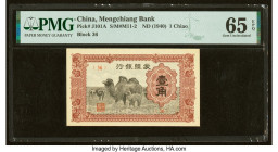 China Mengchiang Bank 1 Chiao ND (1940) Pick J101A S/M#M11-2 PMG Gem Uncirculated 65 EPQ. 

HID09801242017

© 2022 Heritage Auctions | All Rights Rese...