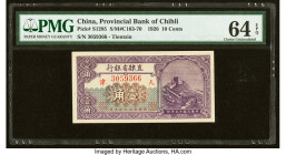 China Provincial Bank of Chihli 10 Cents 1926 Pick S1285 S/M#C163-70 PMG Choice Uncirculated 64 EPQ. 

HID09801242017

© 2022 Heritage Auctions | All ...