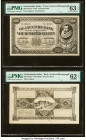Netherlands Indies De Javasche Bank 500 Gulden 4.5.1926 Pick UNL Front and Back Archival Photographs PMG Choice Uncirculated 63 EPQ; Uncirculated 62 N...