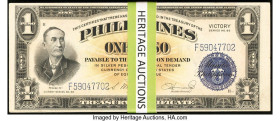 Philippines Philippine National Bank 1 Peso ND (1944) Pick 94 Ninety-Eight Consecutive Examples Crisp Uncirculated. Minor edge wear may be present. 

...