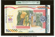 Philippines Philippine National Bank 100,000 Piso 1998 Pick 190a Commemorative PMG Superb Gem Unc 67 EPQ. 

HID09801242017

© 2022 Heritage Auctions |...