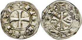 Alfonso VI (1073-1109). Dinero. Vellón. Toledo
